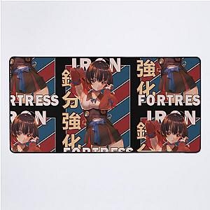 Mumei Iron Fortress Vintage Stripe Design Desk Mat