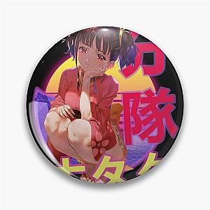 Mumei Kabaneri of the Iron Fortress Retro Sunset Design Pin