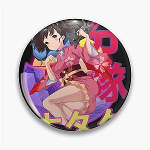 Mumei Kabaneri of the Iron Fortress Retro Sunset Design Pin