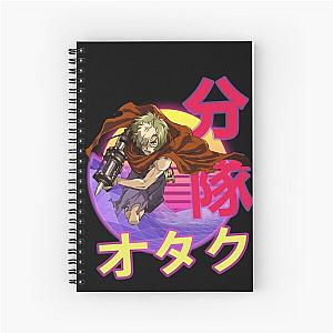 Ikoma of the Iron Fortress Retro Sunset Design Spiral Notebook