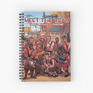 Team Fortress 2 Meet The Team  Spiral Notebook