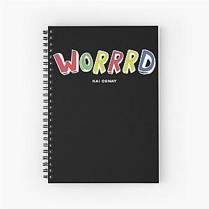 Kai Cenat Worrrd Kai Cenat Merch Unisex Tshirt Blend Hoodie Long Sleeve Crewneck Sweatshirt Spiral Notebook