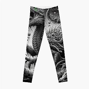 Kaiju dragon  Leggings