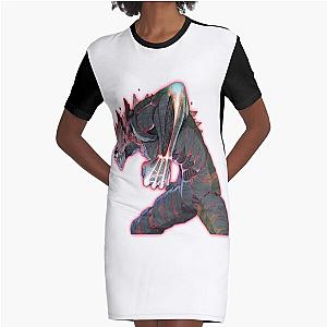 KAIJU NO 8 KAIJU 8 KAFKA HIBINO RED MODE (KAIJU FIGHTING ANIMEMANGA) Graphic T-Shirt Dress