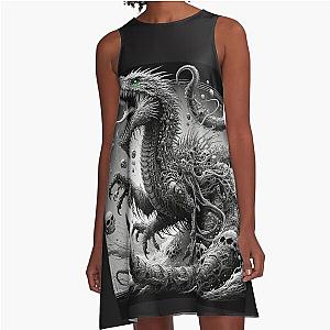 Kaiju dragon  A-Line Dress