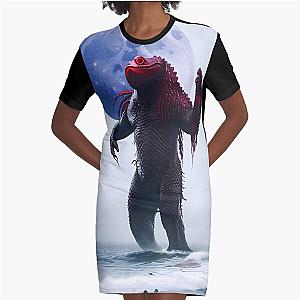 Kaiju Graphic T-Shirt Dress