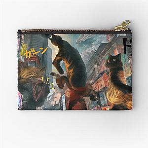 "Kaiju Neko: Manga Mayhem in Tokyo" Zipper Pouch