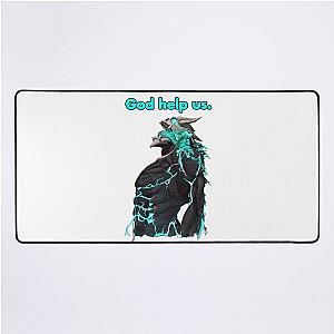 KAIJU NO 8 KAIJU 8 KAFKA HIBINO GOD HELP US BLUE (KAIJU FIGHTING ANIMEMANGA) Desk Mat