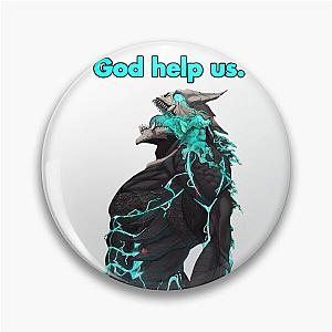 KAIJU NO 8 KAIJU 8 KAFKA HIBINO GOD HELP US BLUE (KAIJU FIGHTING ANIMEMANGA) Pin