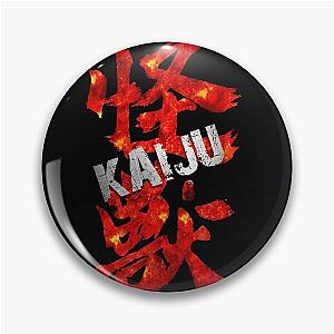 Monster Kaiju Kanji in Fire Pin