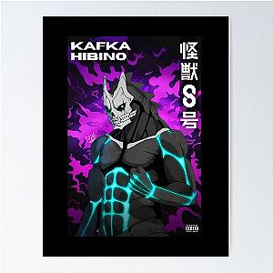 Kafka Hibino Determined Looking Kaiju no 8 Form Poster