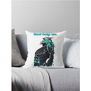 KAIJU NO 8 KAIJU 8 KAFKA HIBINO GOD HELP US BLUE (KAIJU FIGHTING ANIMEMANGA) Throw Pillow