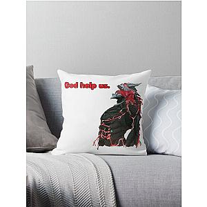 KAIJU NO 8 KAIJU 8 KAFKA HIBINO GOD HELP US RED MODE (KAIJU FIGHTING ANIMEMANGA) Throw Pillow