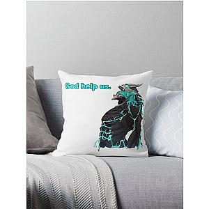 KAIJU NO 8 KAIJU 8 KAFKA HIBINO GOD HELP US (KAIJU FIGHTING ANIMEMANGA) Throw Pillow