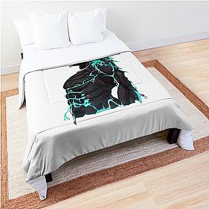 KAIJU NO 8 KAIJU 8 KAFKA HIBINO GOD HELP US BLUE (KAIJU FIGHTING ANIMEMANGA) Comforter