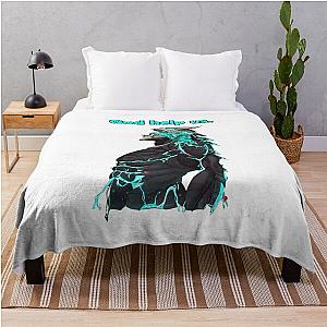 KAIJU NO 8 KAIJU 8 KAFKA HIBINO GOD HELP US BLUE (KAIJU FIGHTING ANIMEMANGA) Throw Blanket