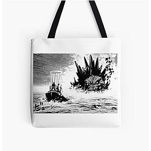 Boat Chase All Over Print Tote Bag