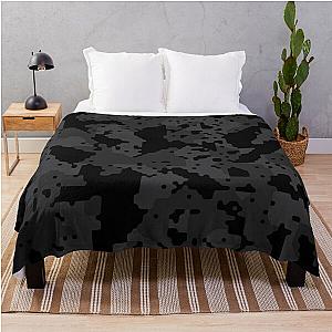 Night Digital Camouflage Throw Blanket