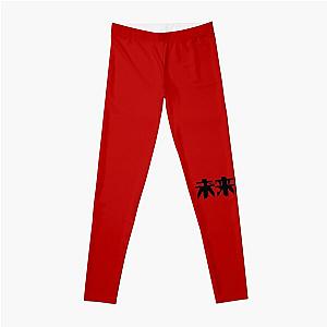 Mirai Nikki/Future Diary Title (Black Font) Leggings