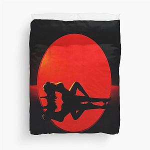 Kali Uchis Red Moon In Venus Black Duvet Cover