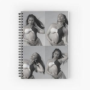 Kali Uchis B&W Aesthetic Spiral Notebook