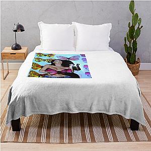 Copy of Kali uchis music Throw Blanket RB1608