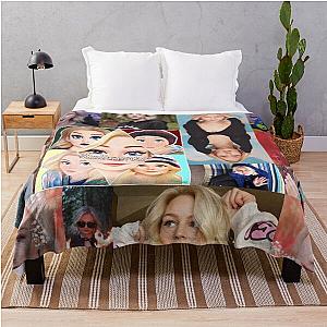 Kallmekris Kris Collins Youtuber TikToker Beautiful Collage Throw Blanket