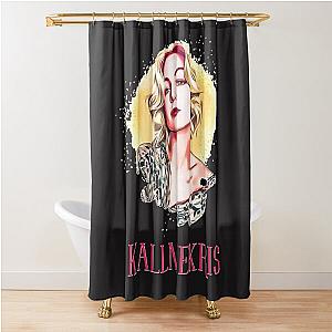 Retro Classic T-Shirt Shower Curtain