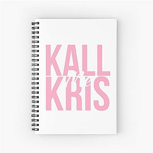 Kallme Kris T-shirts Spiral Notebook