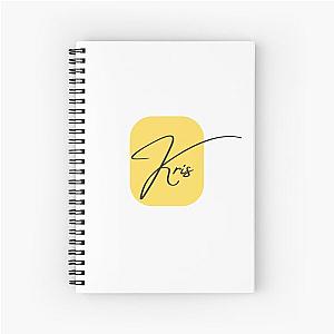 Kellie Kris Oval Spiral Notebook