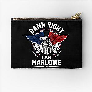 Damn Right I Am Marlowe Gift Item Tee Zipper Pouch