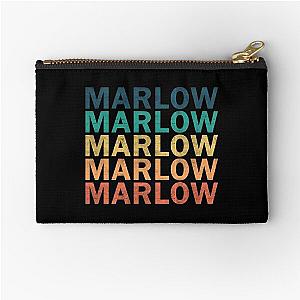 Marlow Name T Shirt - Marlow Vintage Retro Name Gift Item Tee Zipper Pouch