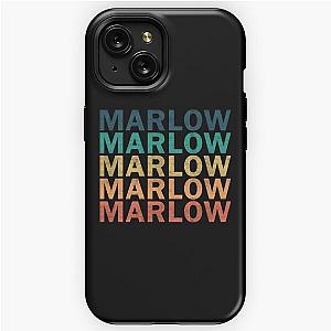 Marlow Name T Shirt - Marlow Vintage Retro Name Gift Item Tee iPhone Tough Case