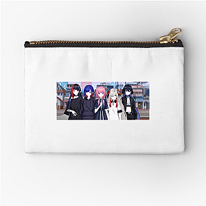 I Live in Kamitsubaki City Kamitsubaki City Under Construction Zipper Pouches