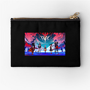 Build Me in Kamitsubaki City Kamitsubaki City Under Construction Zipper Pouches