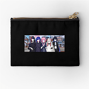 I Live in Kamitsubaki City Kamitsubaki City Under Construction Zipper Pouches