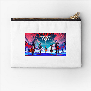 Build Me in Kamitsubaki City Kamitsubaki City Under Construction Zipper Pouches
