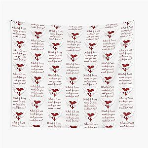 Quote Kane Brown what ifs What if I was made for you and you were made for me - red- Perfect Gift-kane brown gift Tapestry