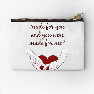 Quote Kane Brown what ifs What if I was made for you and you were made for me - red- Perfect Gift-kane brown gift Zipper Pouch