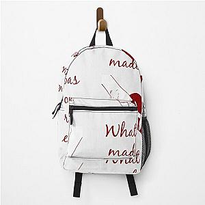 Quote Kane Brown what ifs What if I was made for you and you were made for me - red- Perfect Gift-kane brown gift Backpack