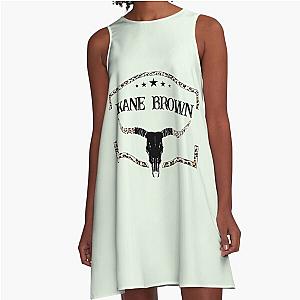 Kane Brown Cow Skull Country Music Concert A-Line Dress