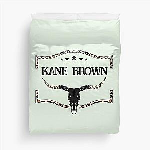 Kane Brown Cow Skull Country Music Concert Duvet Cover