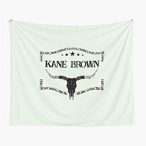 Kane Brown Cow Skull Country Music Concert Tapestry