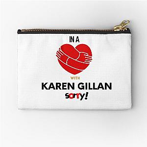 In a Relationship with Karen Gillan Sorry Zipper Pouch