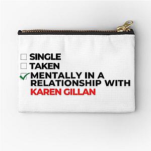 Mentally in a relationship with Karen Gillan zipper pouch