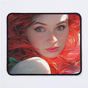 Karen Gillan Fantasy Art - The Little Mermaid Mouse Pad