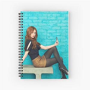 Karen Gillan 7 by 9 Spiral Notebook