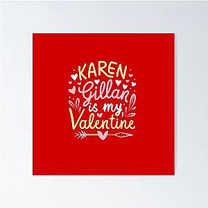 Karen Gillan Is My Valentine Poster