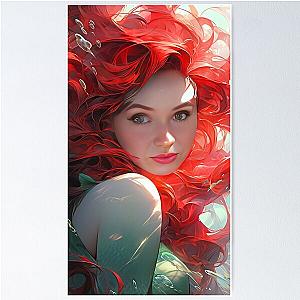 Karen Gillan (Nebula)  Fantasy Art The Little Mermaid Poster