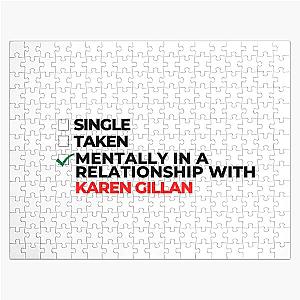 Mentally in a relationship with Karen Gillan Jigsaw Puzzle